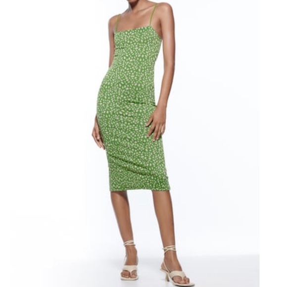 Zara Jacquard midi dress - XS/SM - Picture 1 of 3